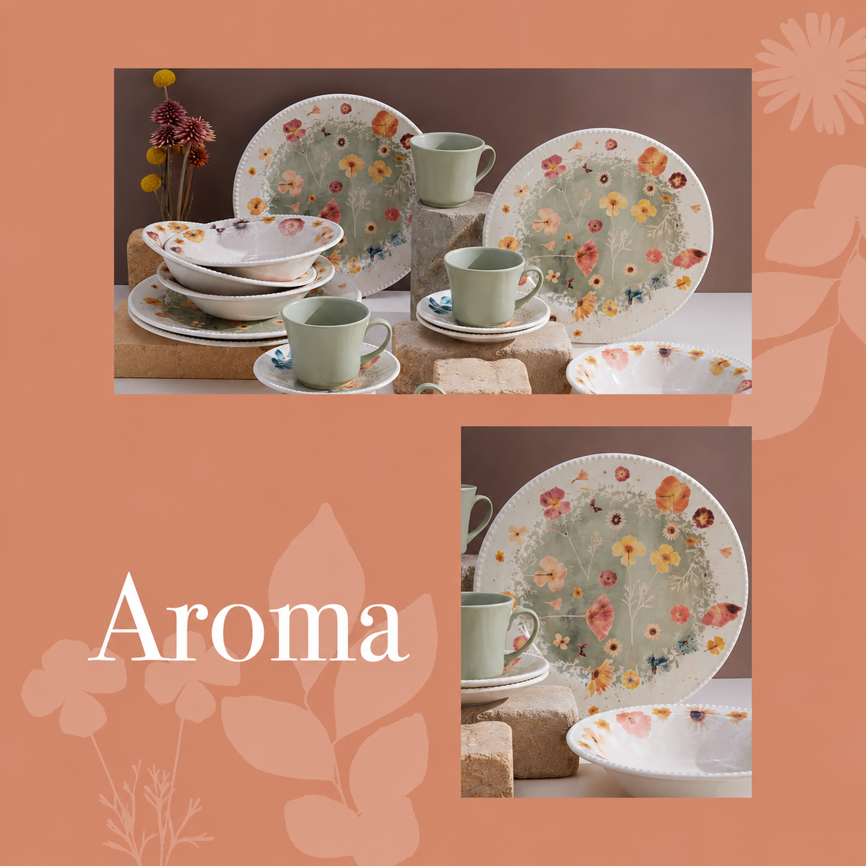 Juego de vajilla 16 piezas Aroma Corona - Image 2