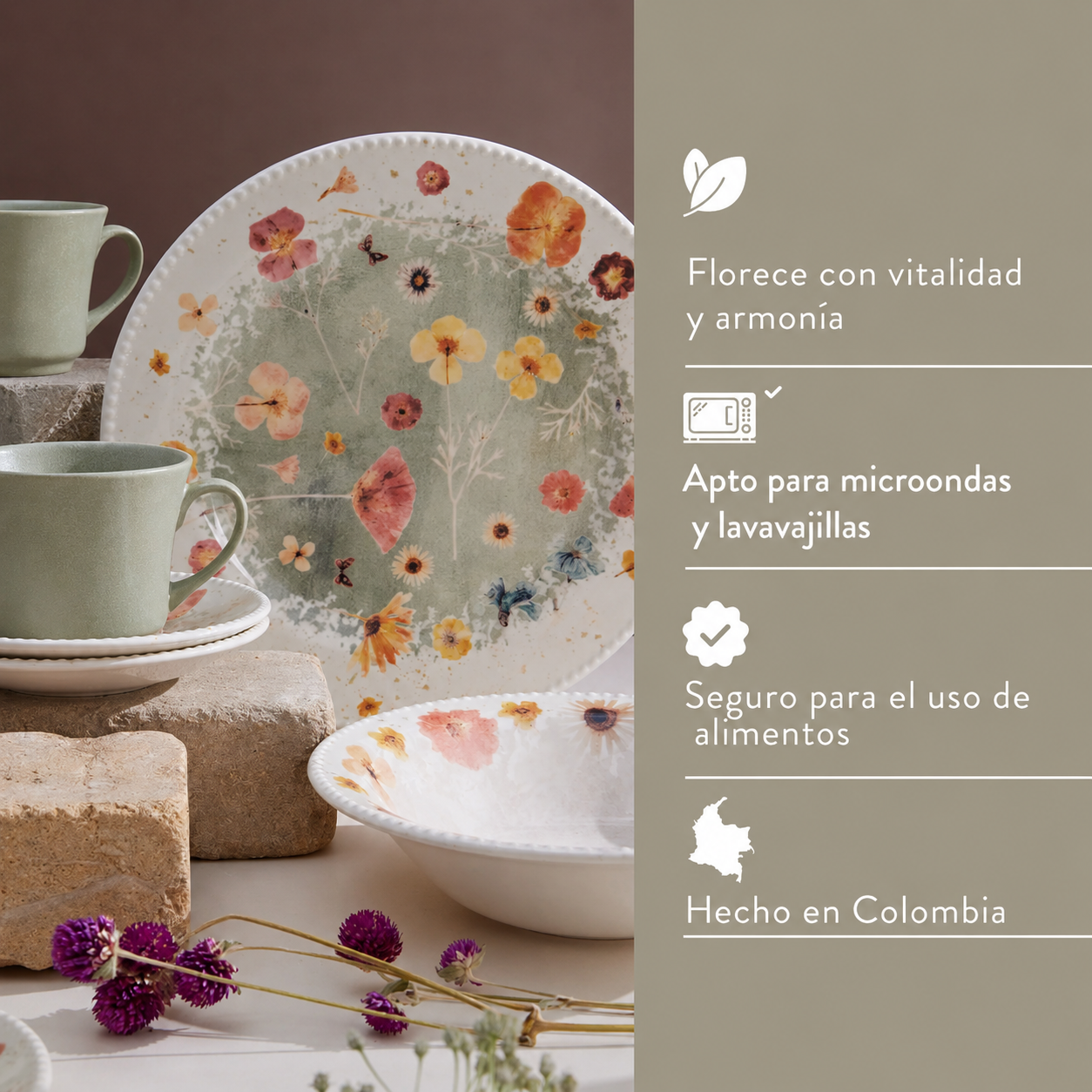 Juego de vajilla 16 piezas Aroma Corona - Image 3