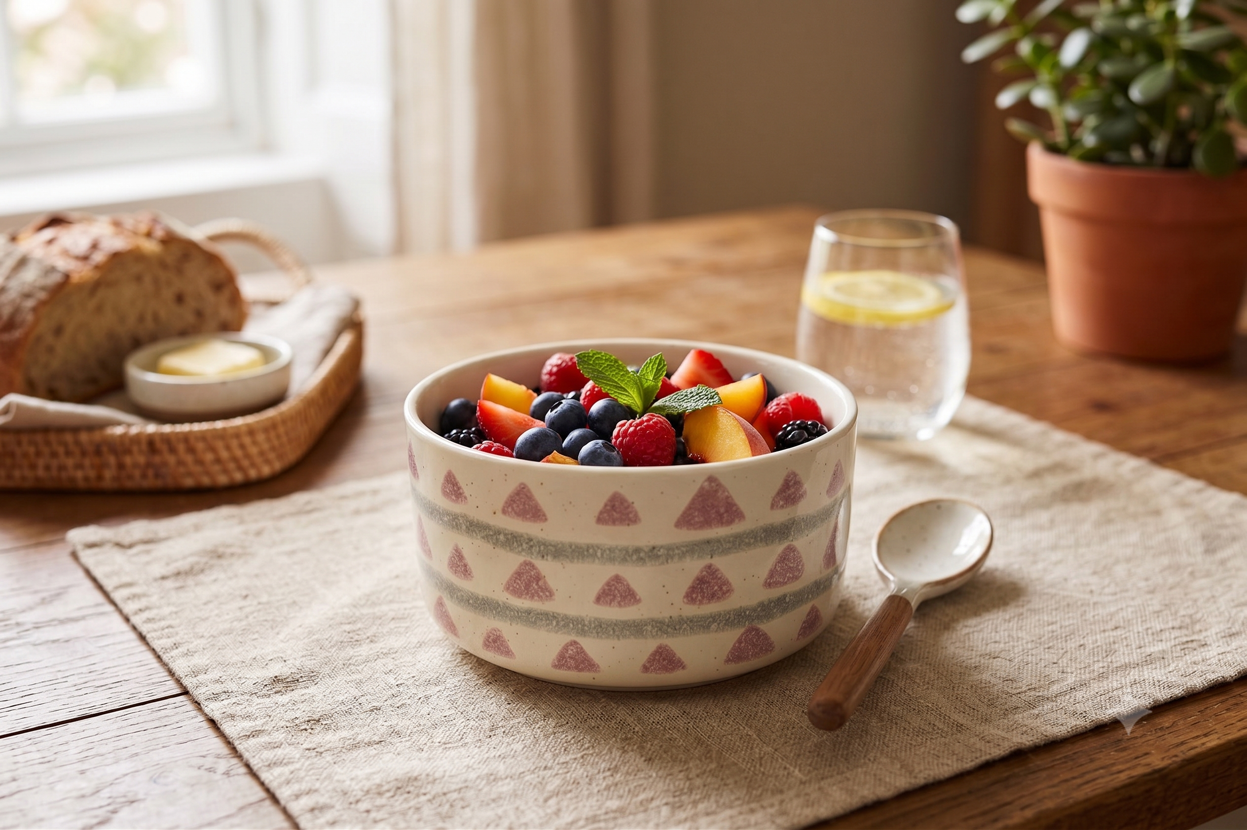 Bowl con Estampado Geométrico