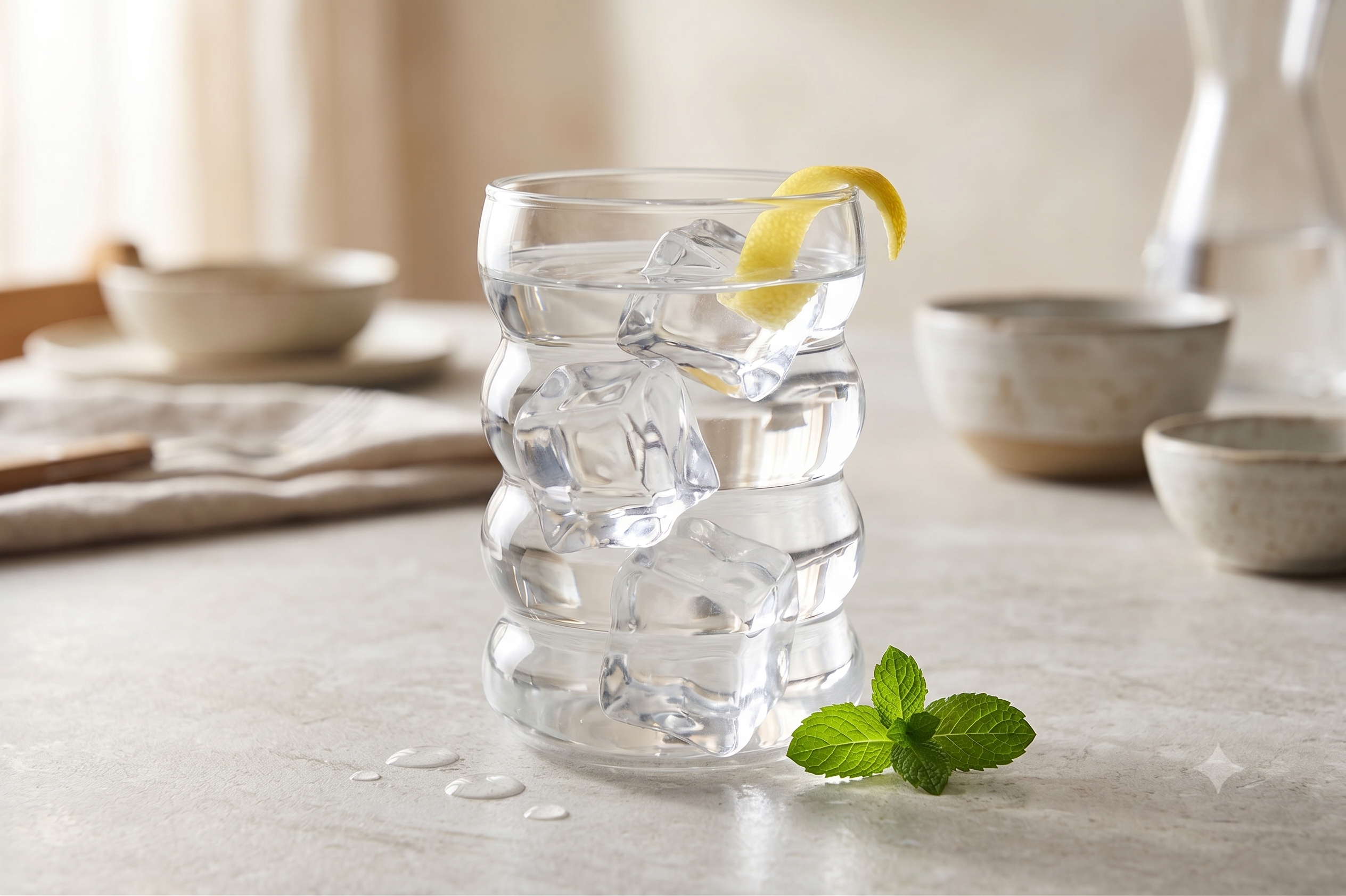 Vaso Ondulado Transparente - Image 2